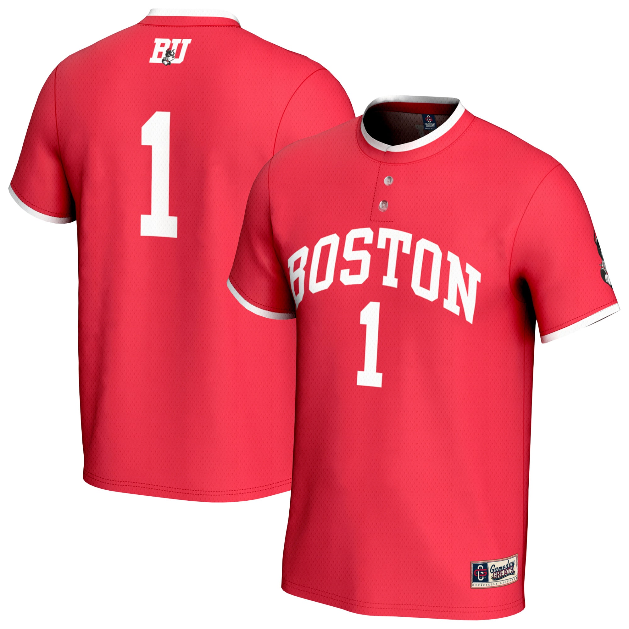 Men's Boston University Scarlet Fashion Jersey