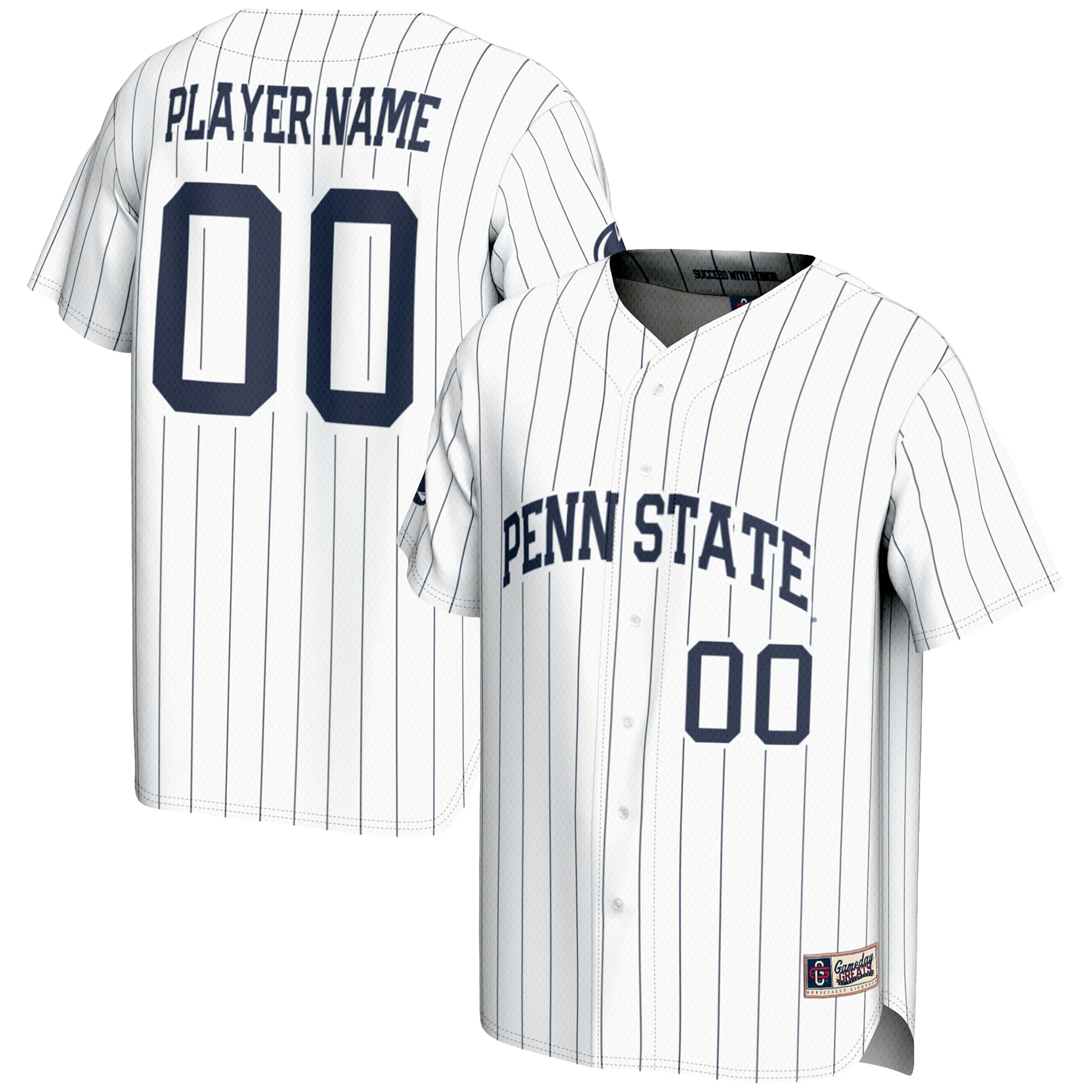 Men's Penn State Nittany Lions White Player Jersey