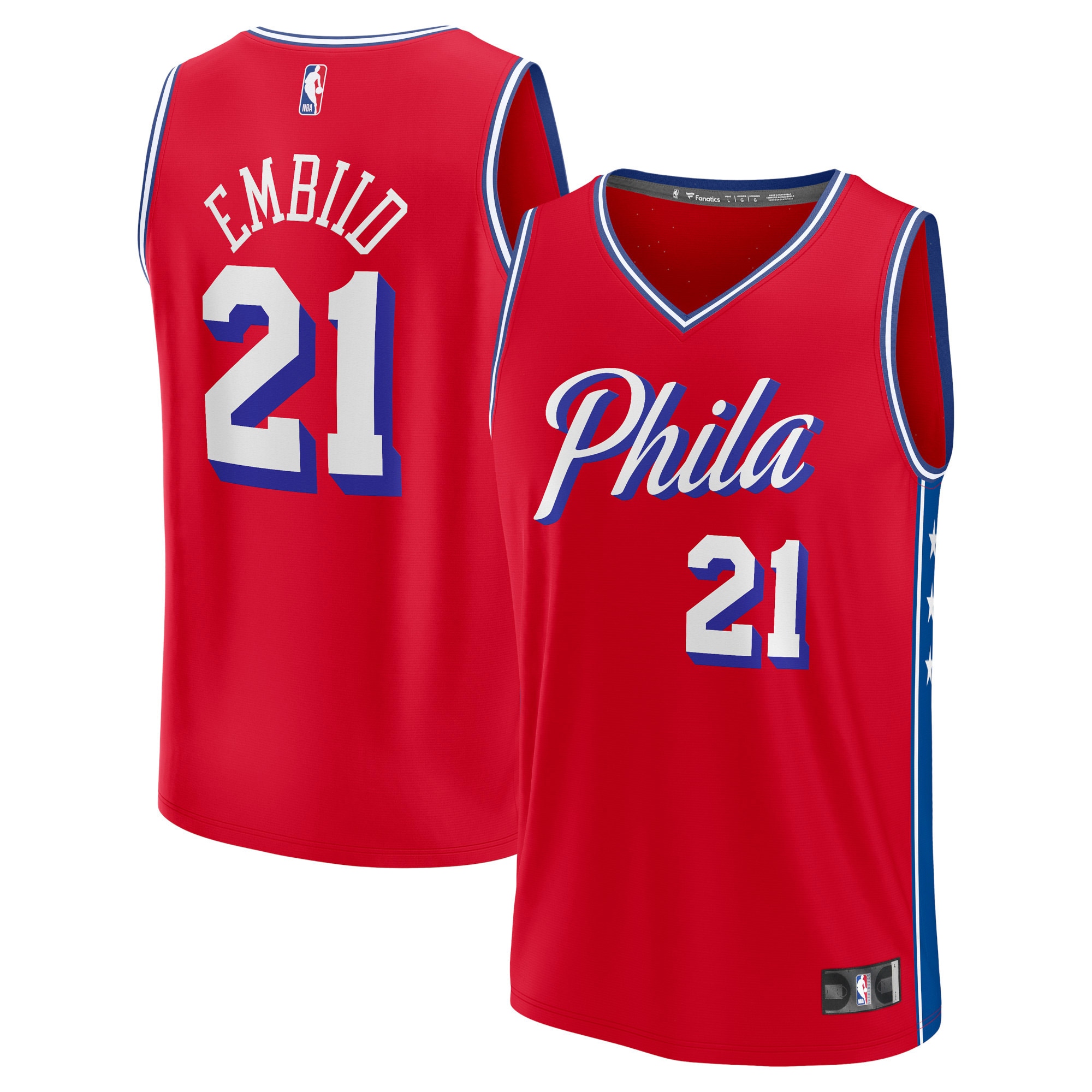 Women's Philadelphia 76ers Red Statement Player Jersey
