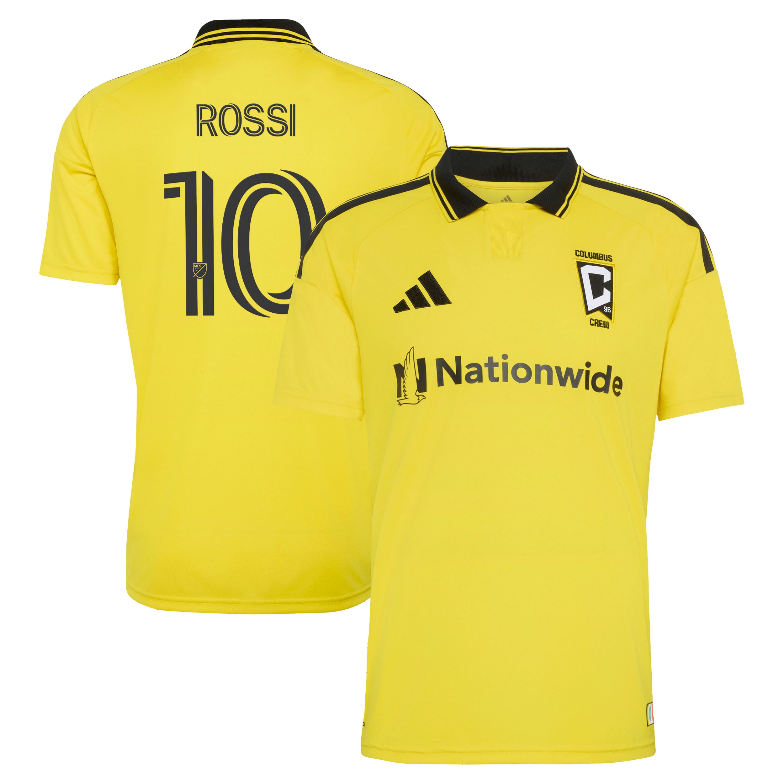 Kids' Columbus Crew 2026 Yellow Replica Kit
