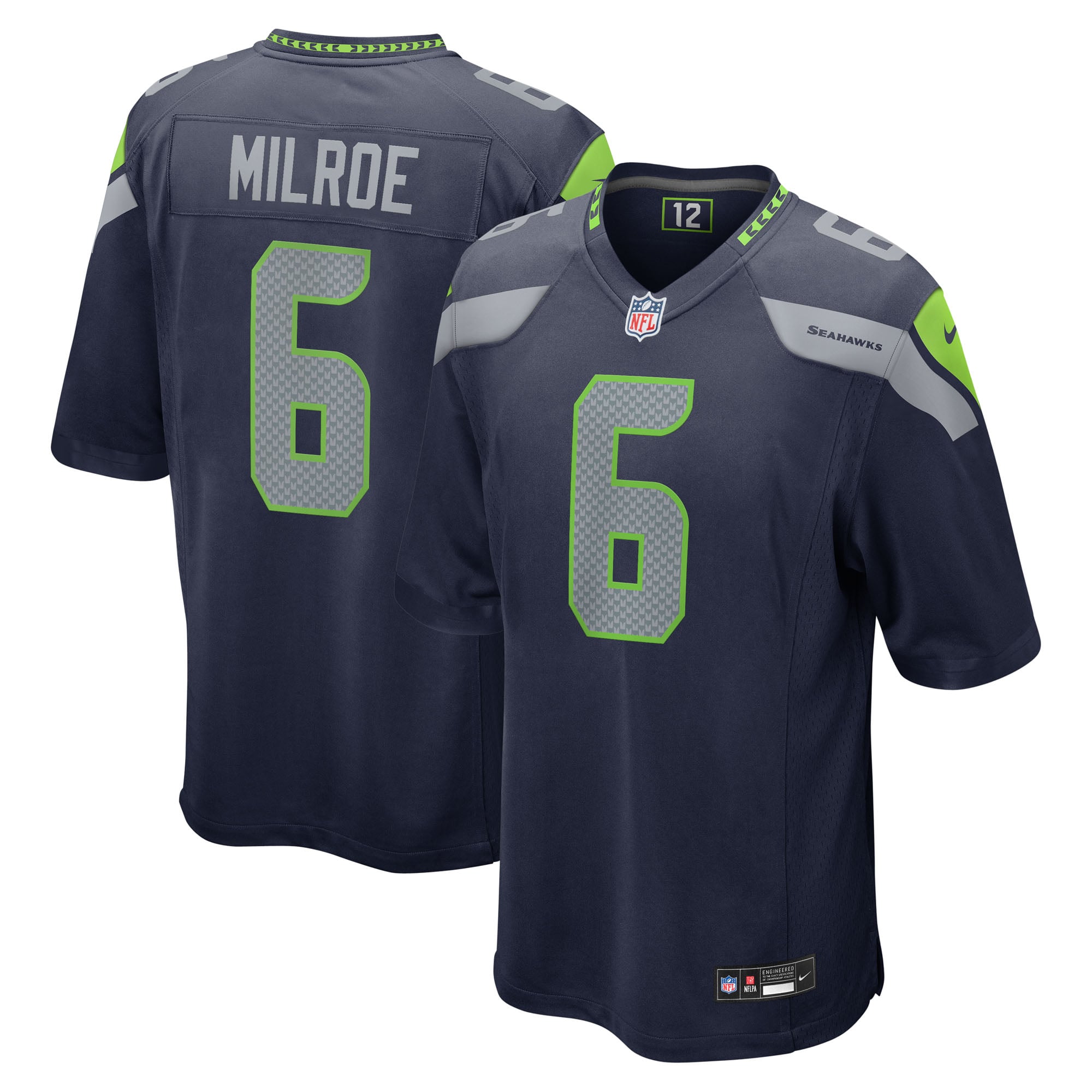 Men's Seattle Seahawks 2025 College Game Jersey