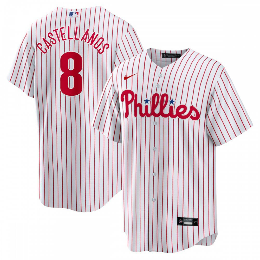 Kids' Philadelphia Phillies White Player Jersey