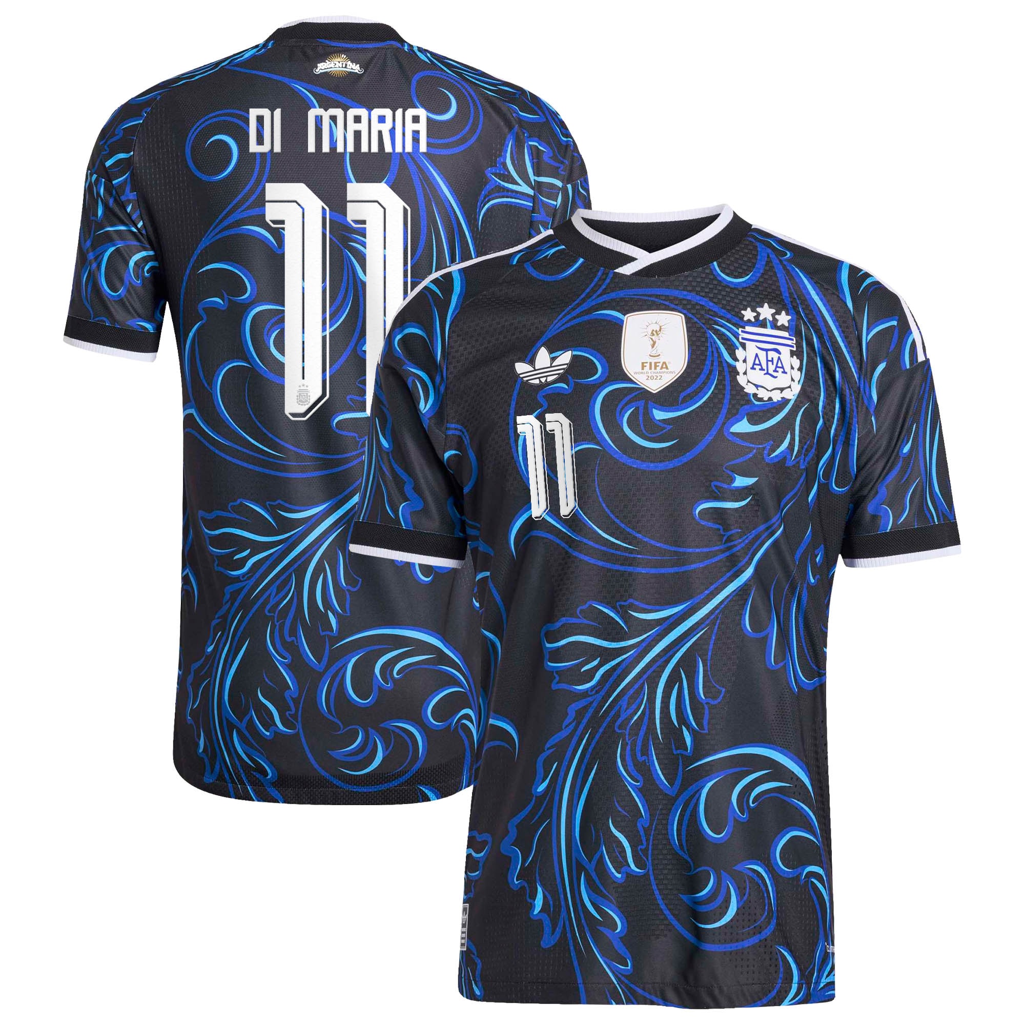 Women's Argentina 2026 Black Away Jersey