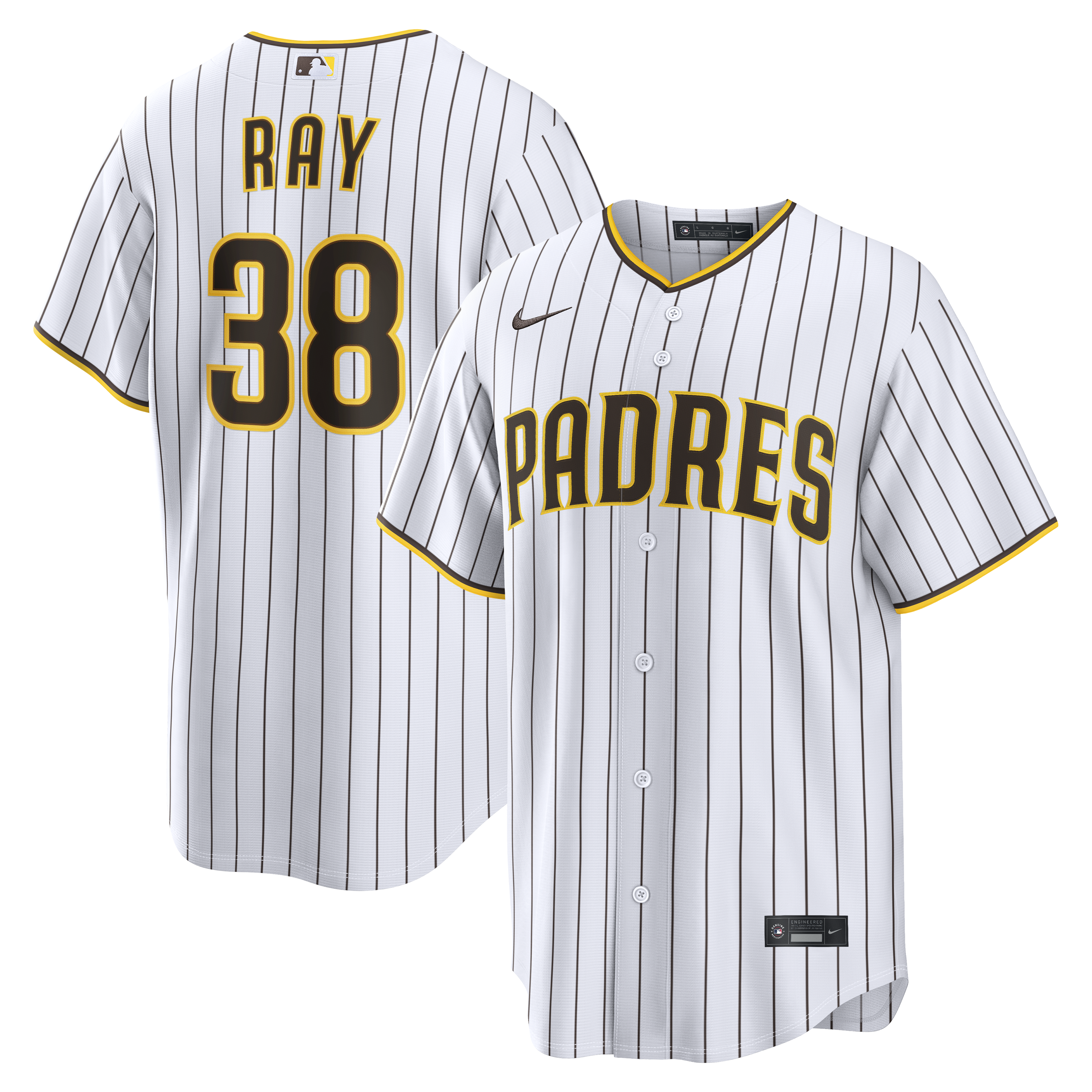 Kids' San Diego Padres White Replica Jersey