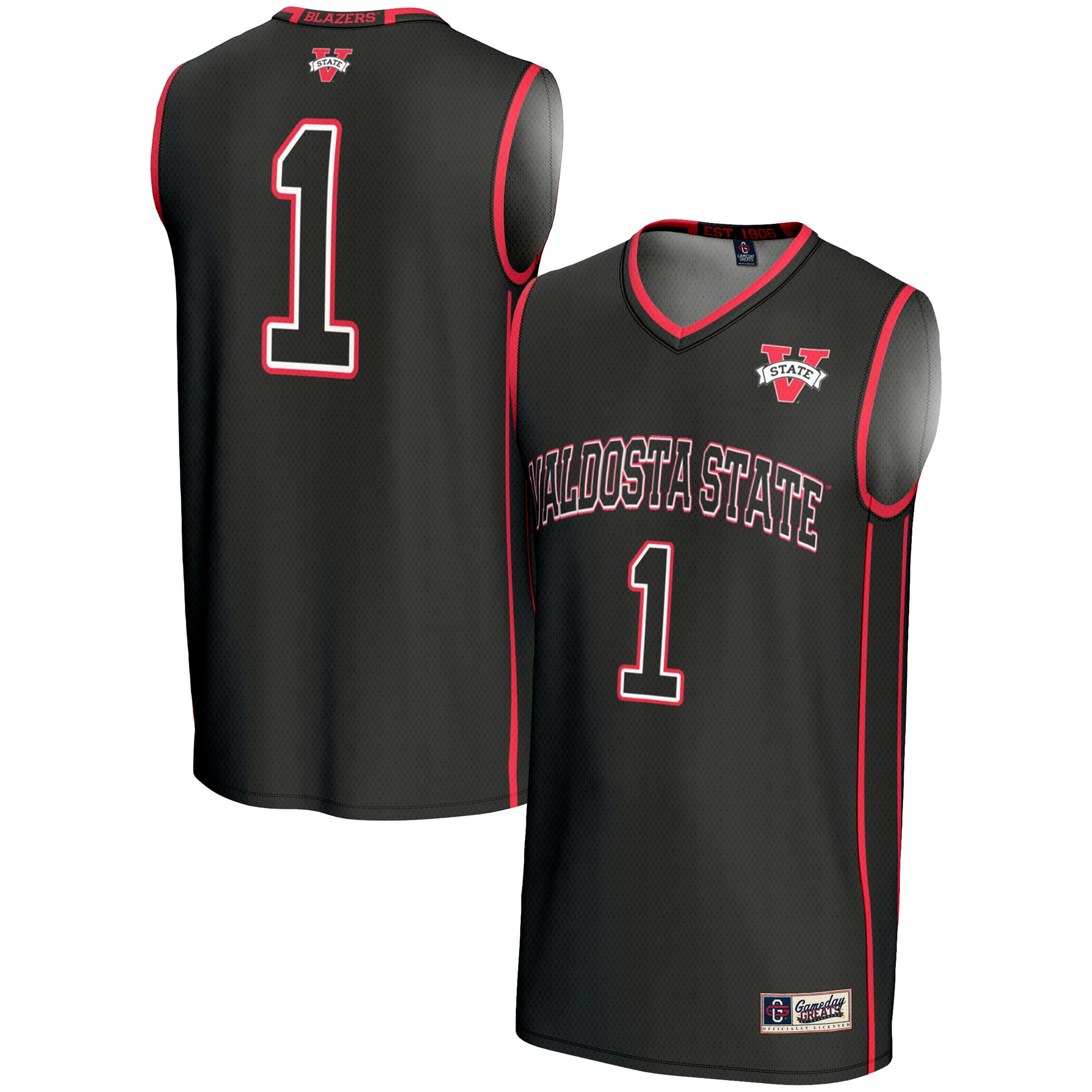 Men's Valdosta State Blazers Black Jersey