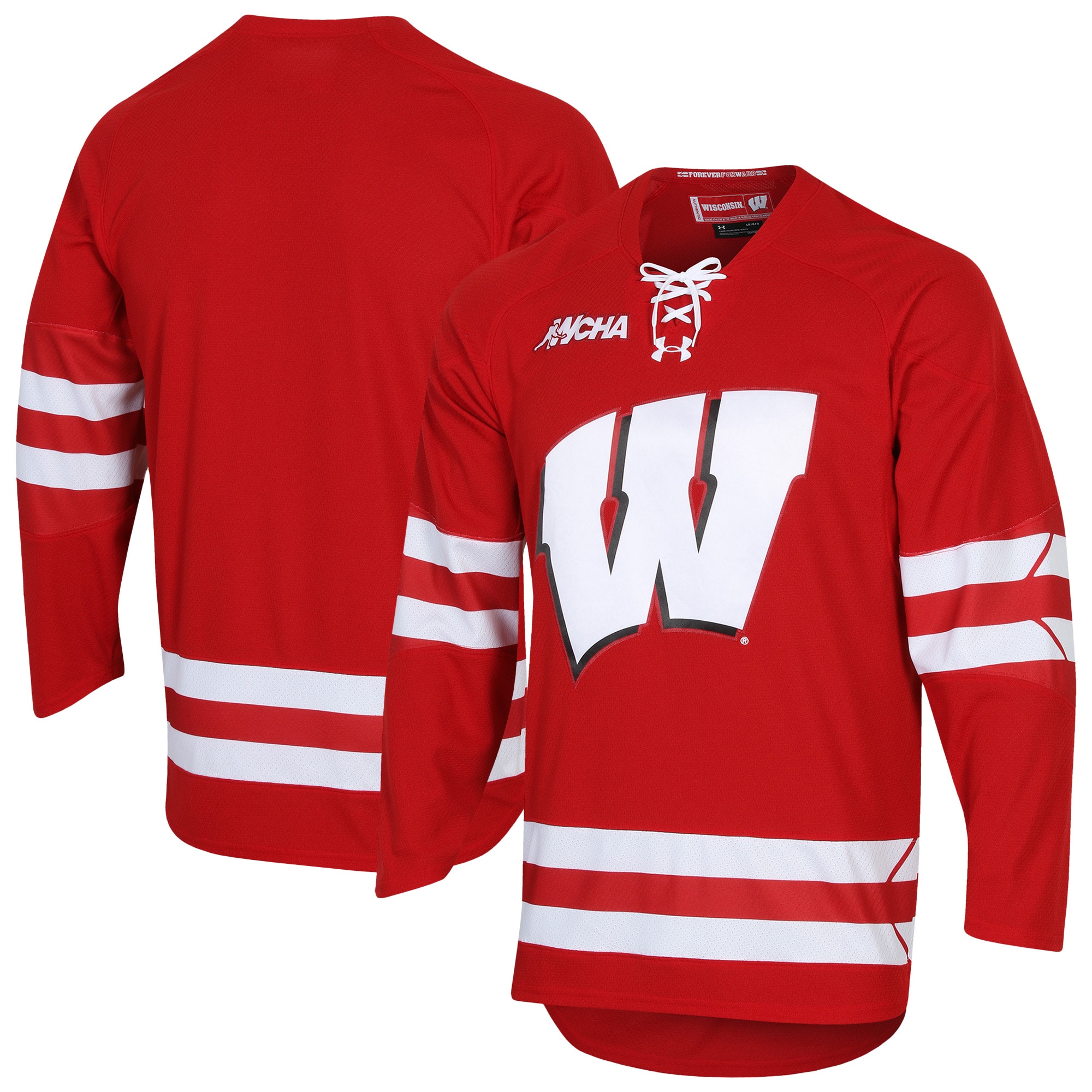 Men's Wisconsin Badgers Red Replica Jersey