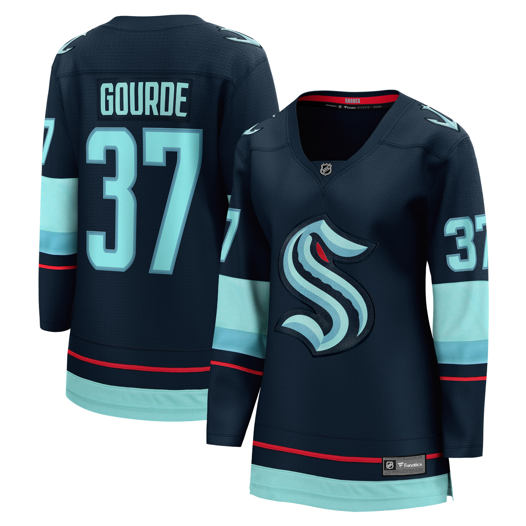 Women's Seattle Kraken Navy Player Jersey