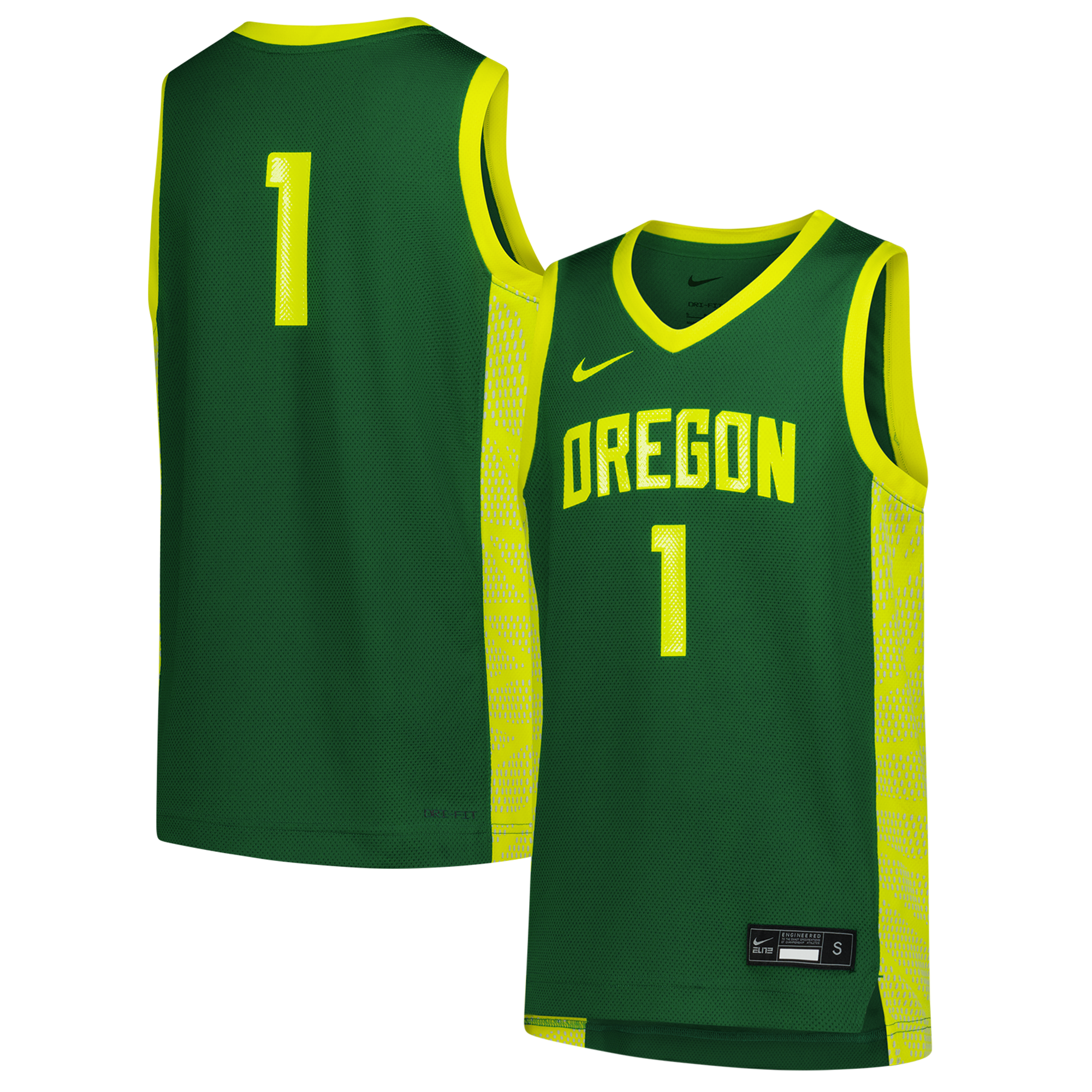 Men's Oregon Ducks Green Replica Jersey