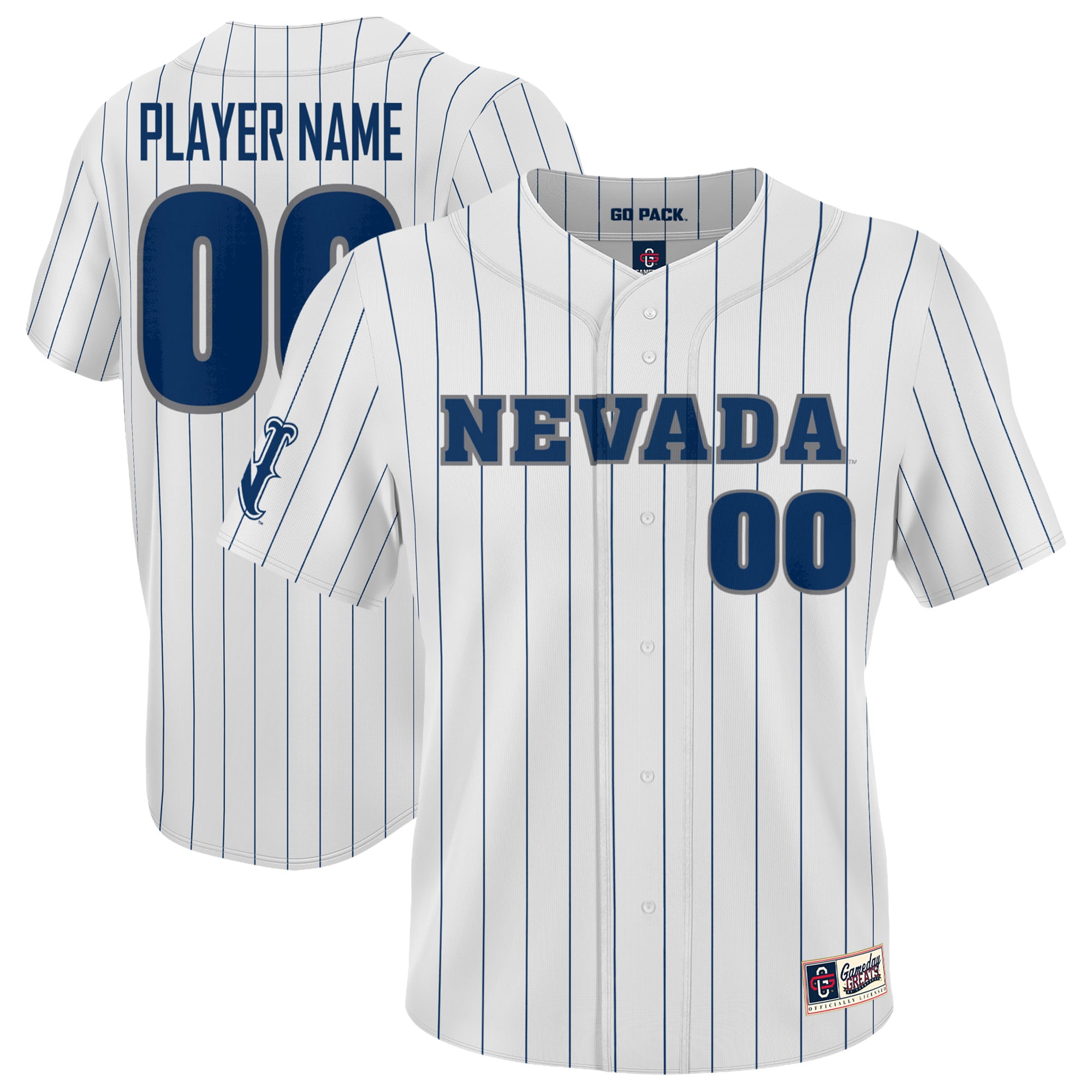 Women's Nevada Wolf Pack White Player Jersey