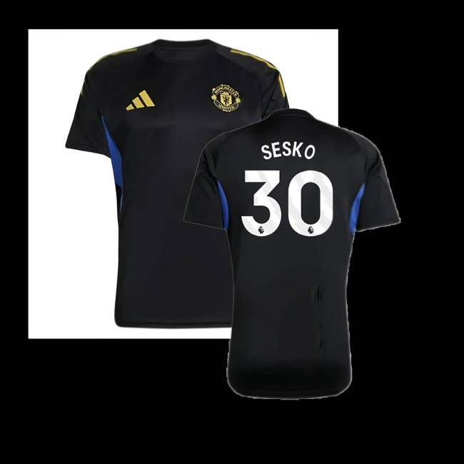 Men's Trainings MAN UTD 2025/26 Black Training Jersey