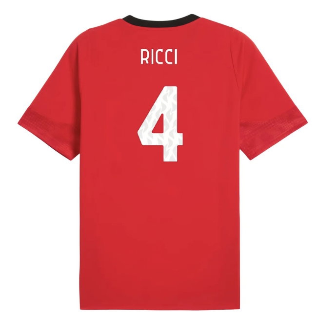 Men's Trainings AC Milan 2025/26 Red Training Jersey