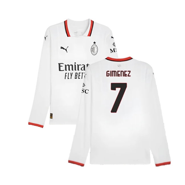 Men's AC Milan 2024/25 Away Long Sleeve Jersey
