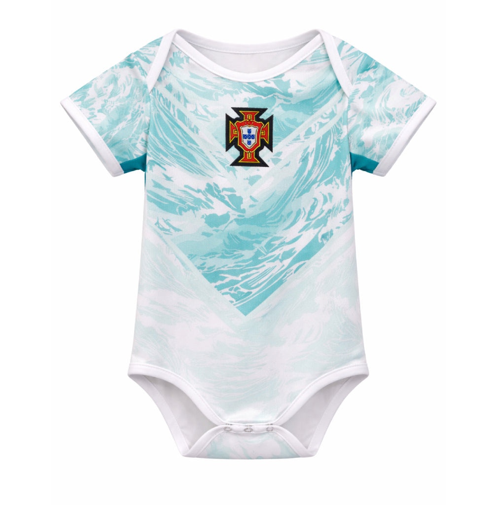 Kids' Portugal 2026/27 White Away Kit