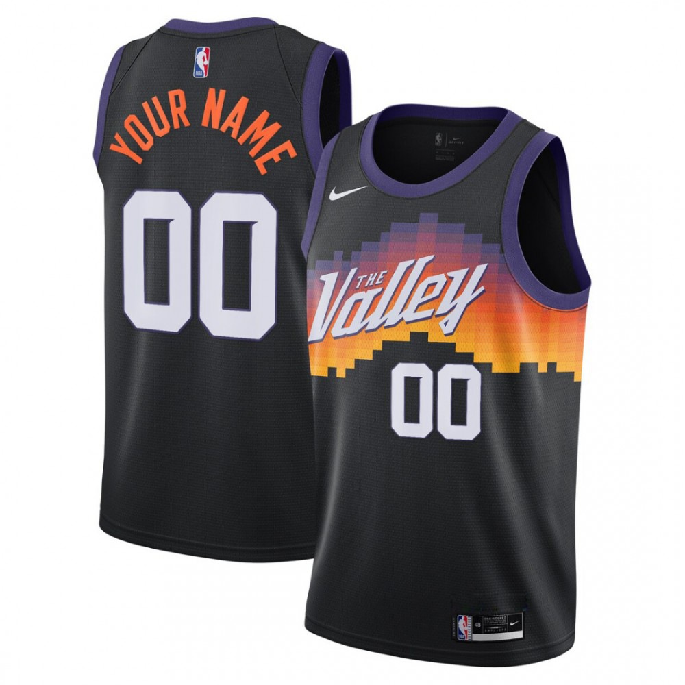 Men's Phoenix Suns Black City Swingman Jersey
