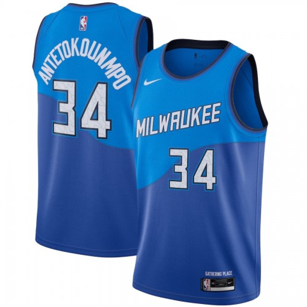 Women's Milwaukee Bucks 2020/21 Blue City Swingman Jersey