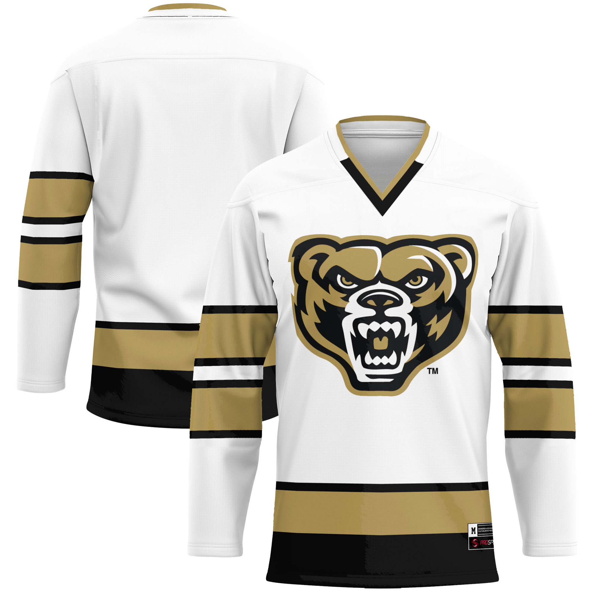 Women's Oakland Golden Grizzlies White Jersey