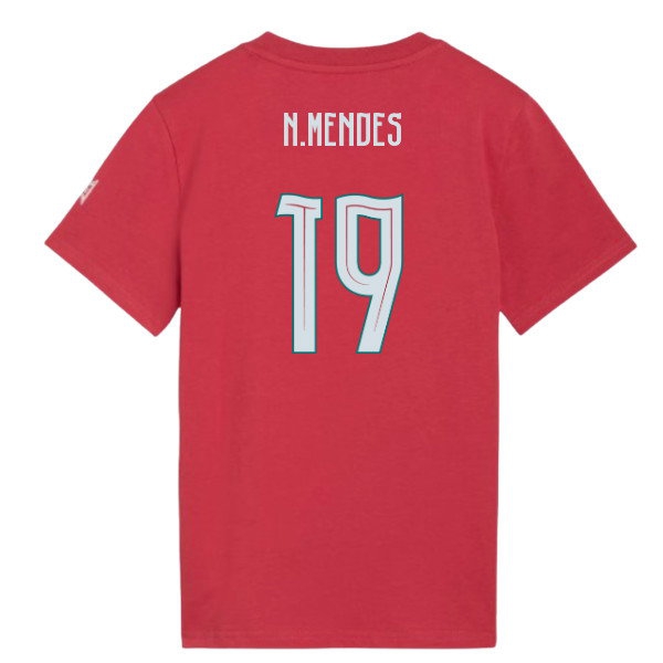 Kids' Portugal 2026/27 Red Tee