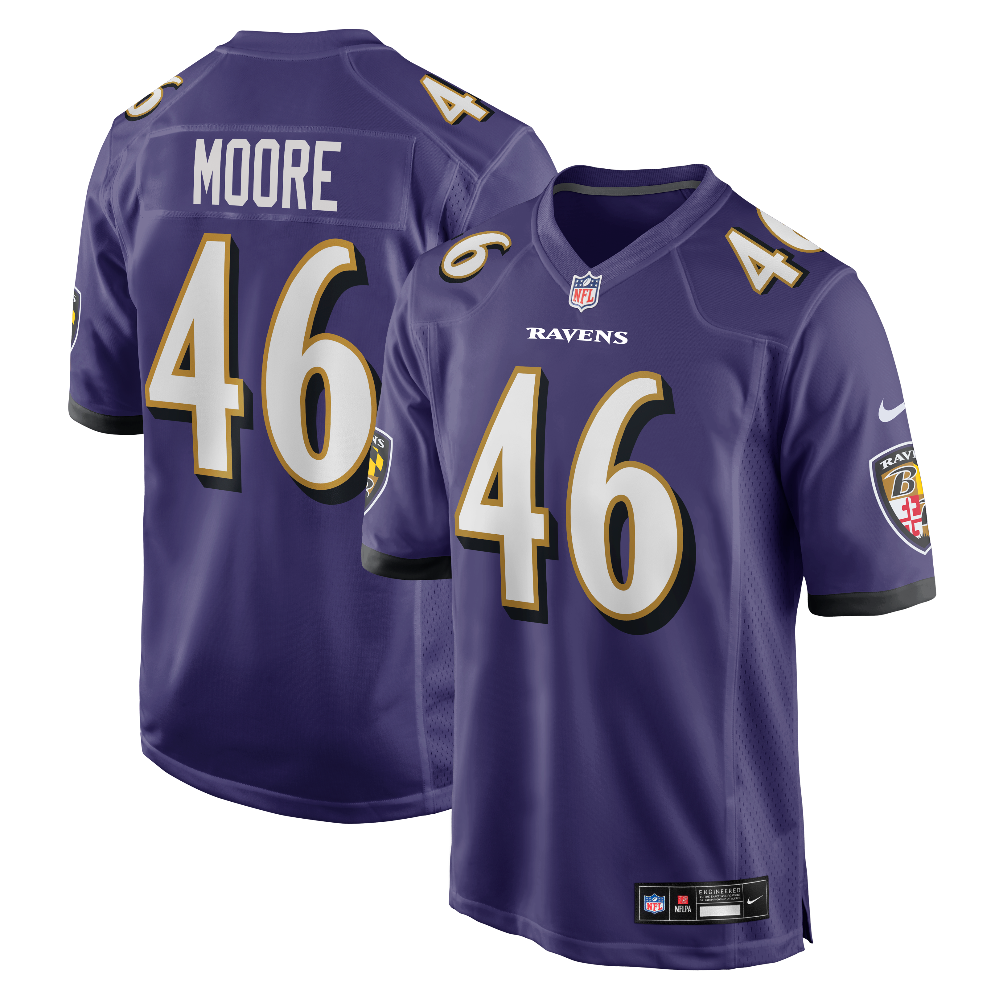 Men's Baltimore Ravens Purple Game Jersey