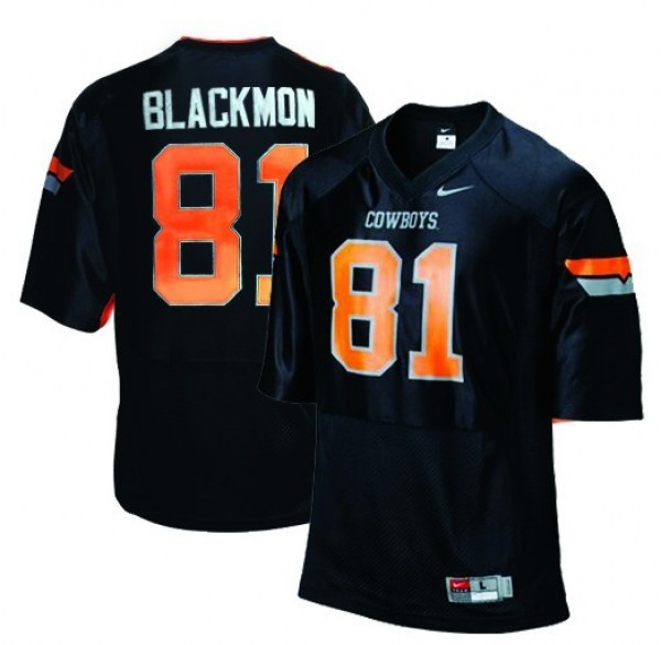 Men's Oklahoma State Cowboys Black Jersey