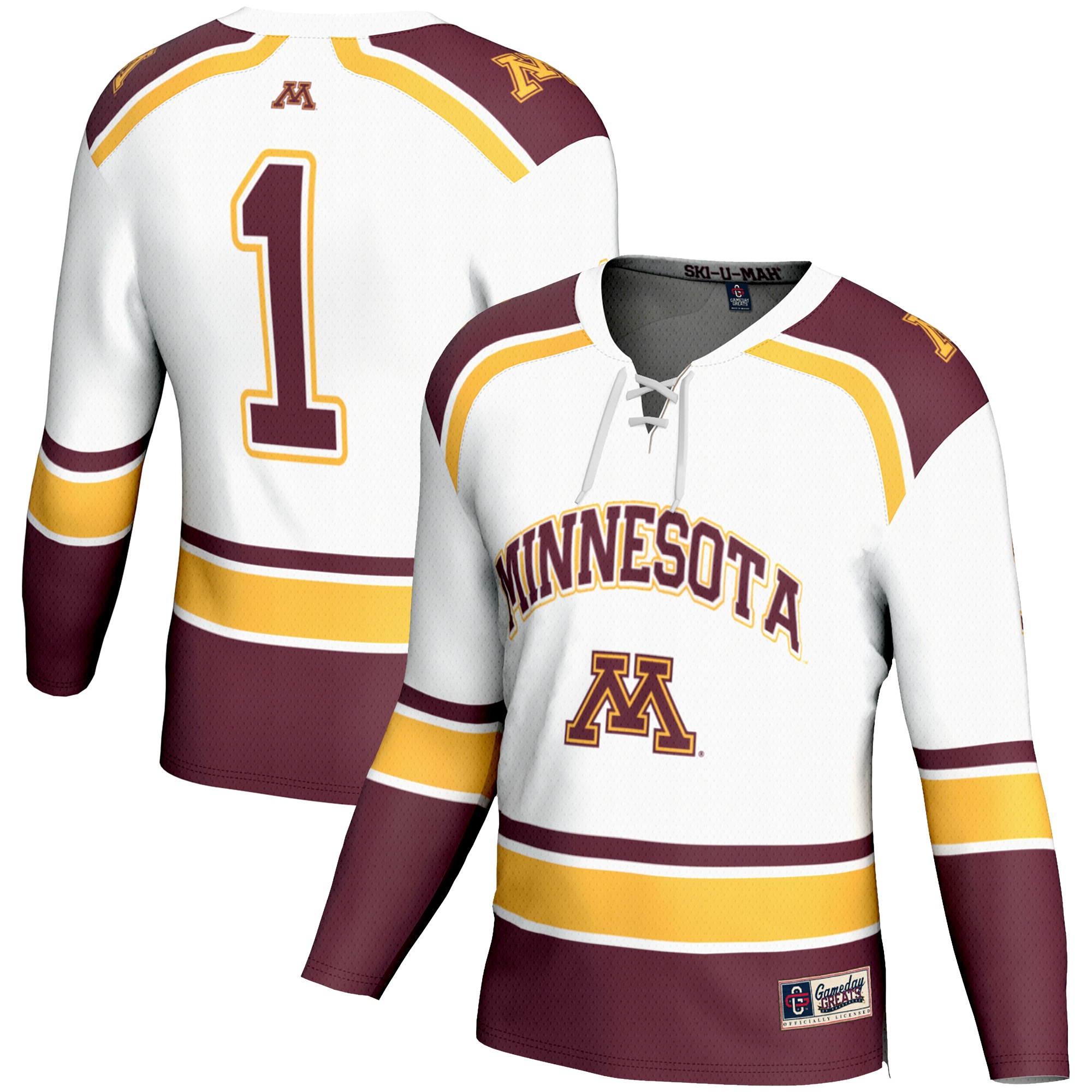 Kids' Minnesota Golden Gophers White Jersey
