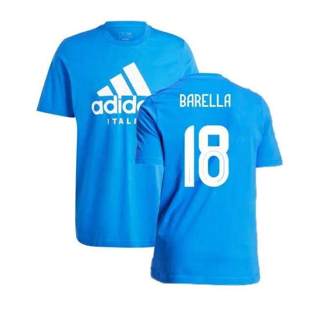 Men's Italy 2024/25 Blue Tee