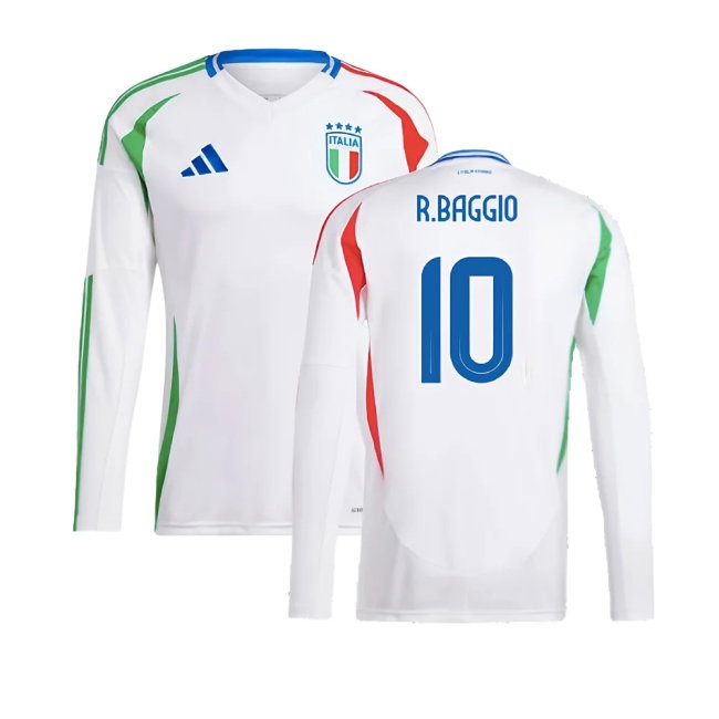 Kids' Italy 2024/25 Away Long Sleeve Jersey