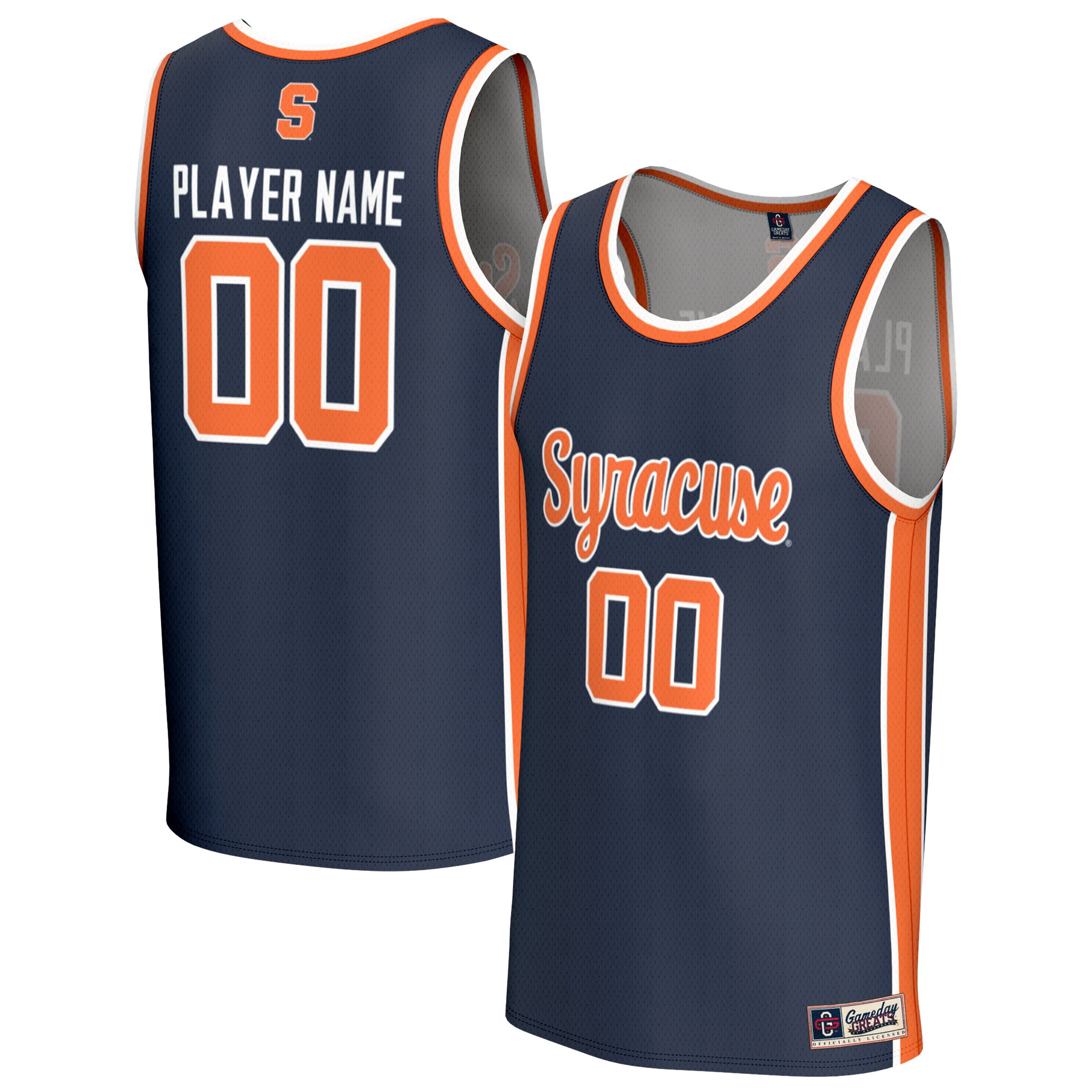Men's Syracuse Orange Navy Player Jersey