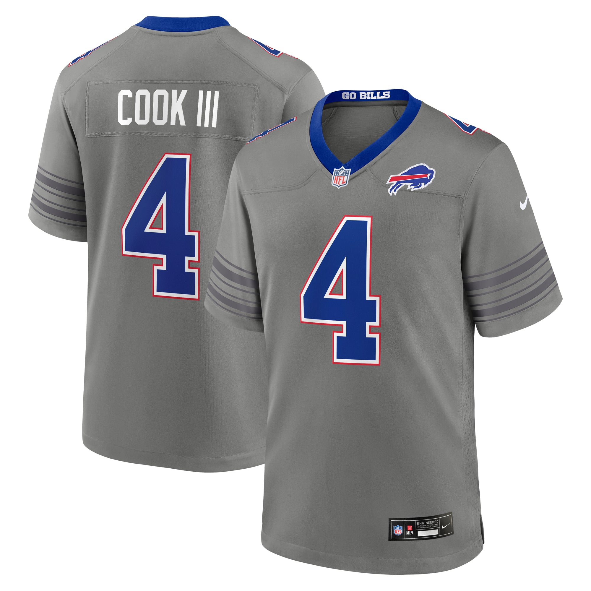 Women's Buffalo Bills Gray City Game Jersey