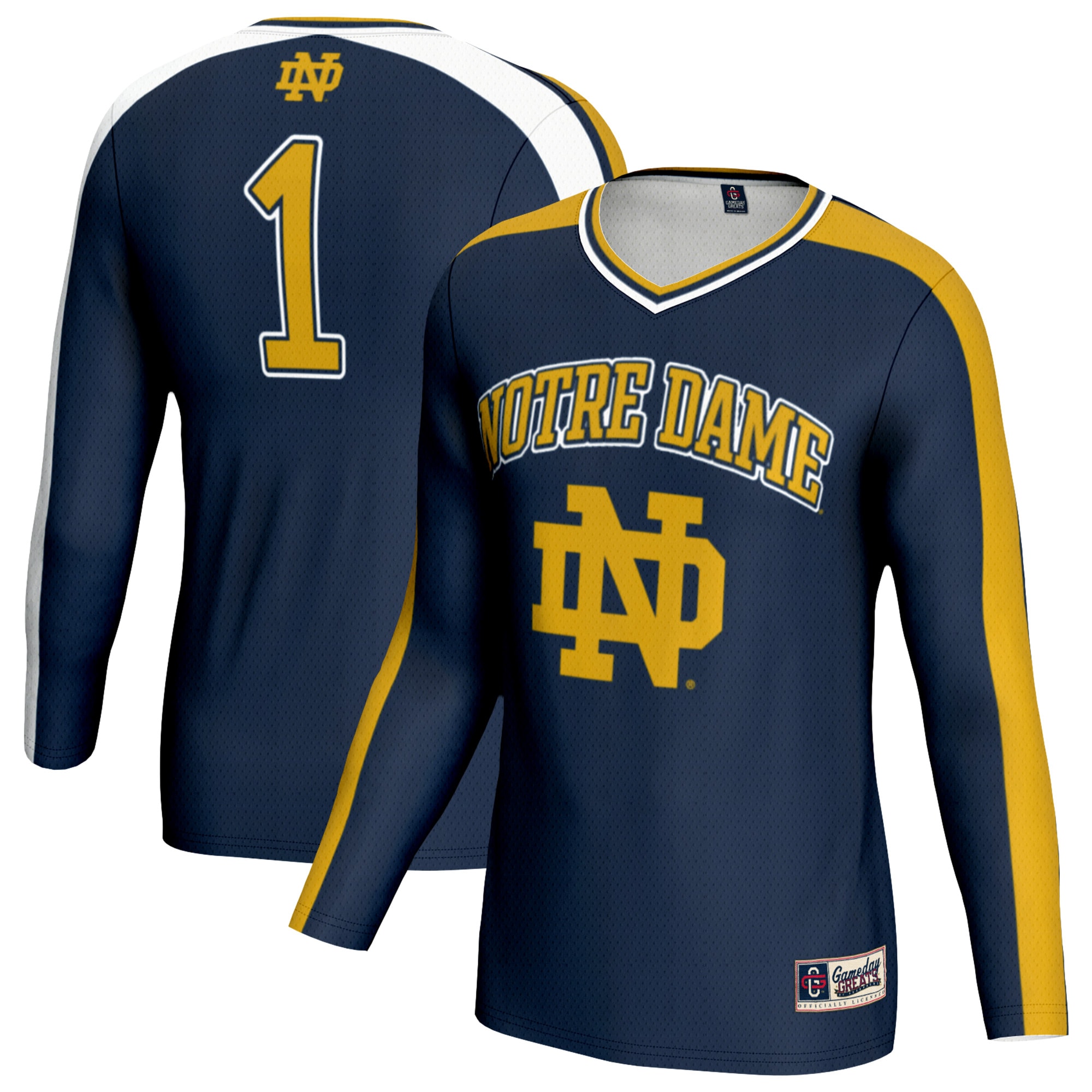 Women's Notre Dame Fighting Irish Navy Fashion Jersey