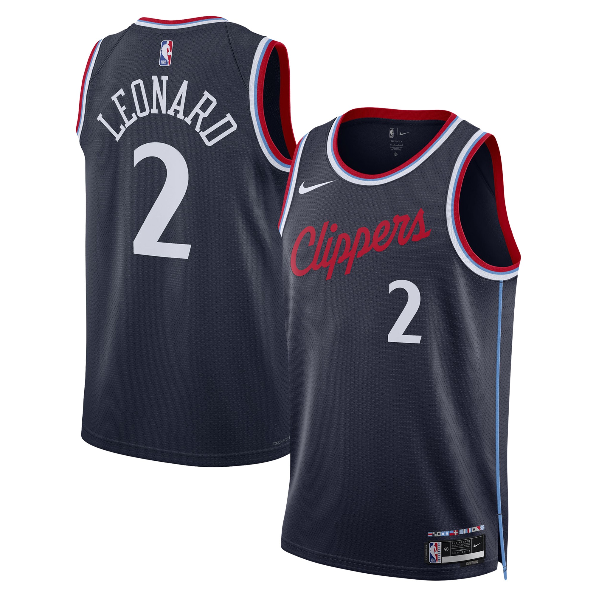 Women's LA Clippers 2024/25 Navy Icon Swingman Jersey