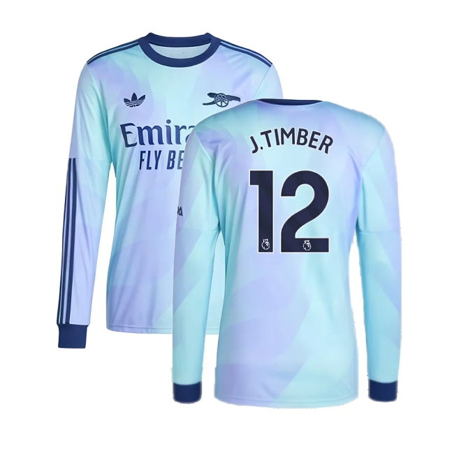 Kids' Arsenal 2024/25 Third Long Sleeve Jersey