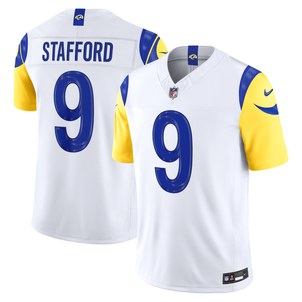 Men's Los Angeles Rams White Stitched Limited Jersey