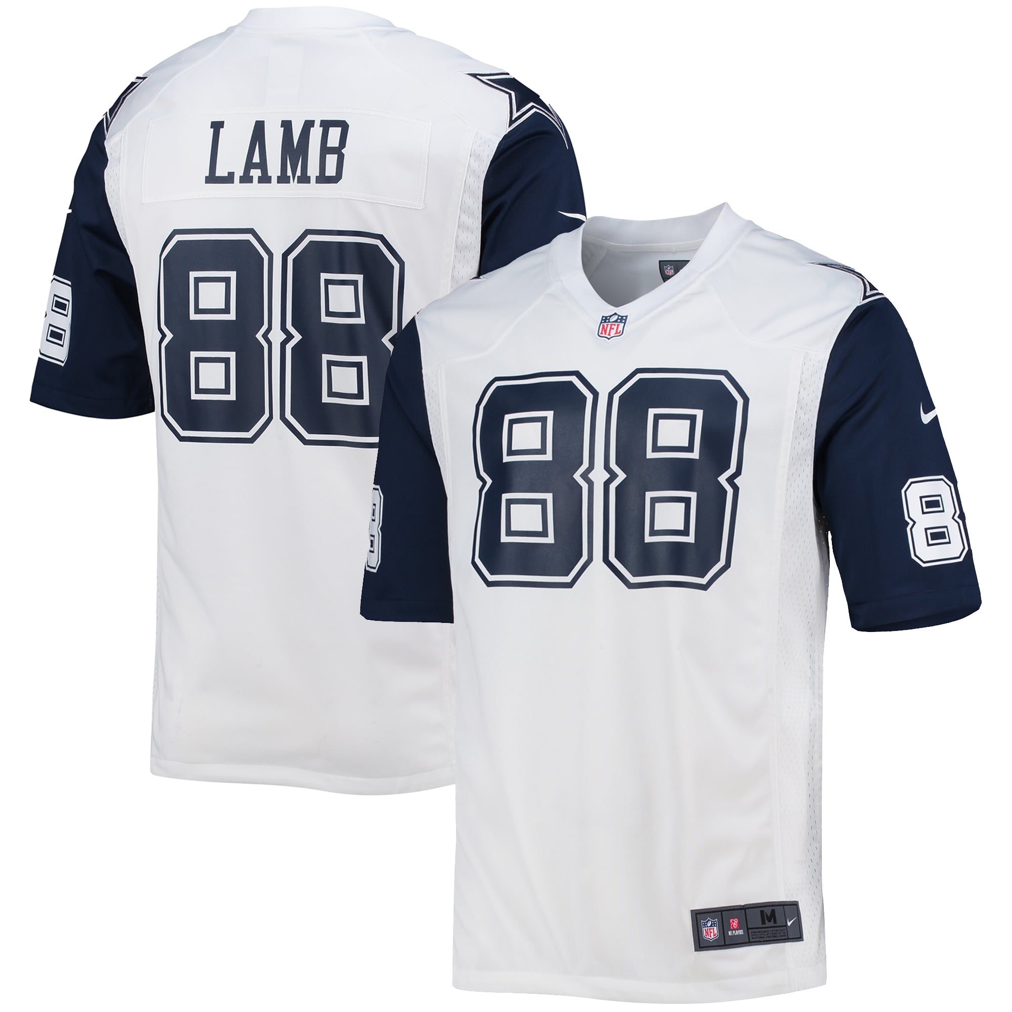 Kids' Dallas Cowboys White Game Jersey