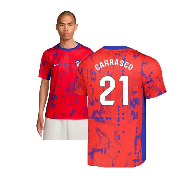 Men's Atletico Madrid 2024/25 Red Jersey