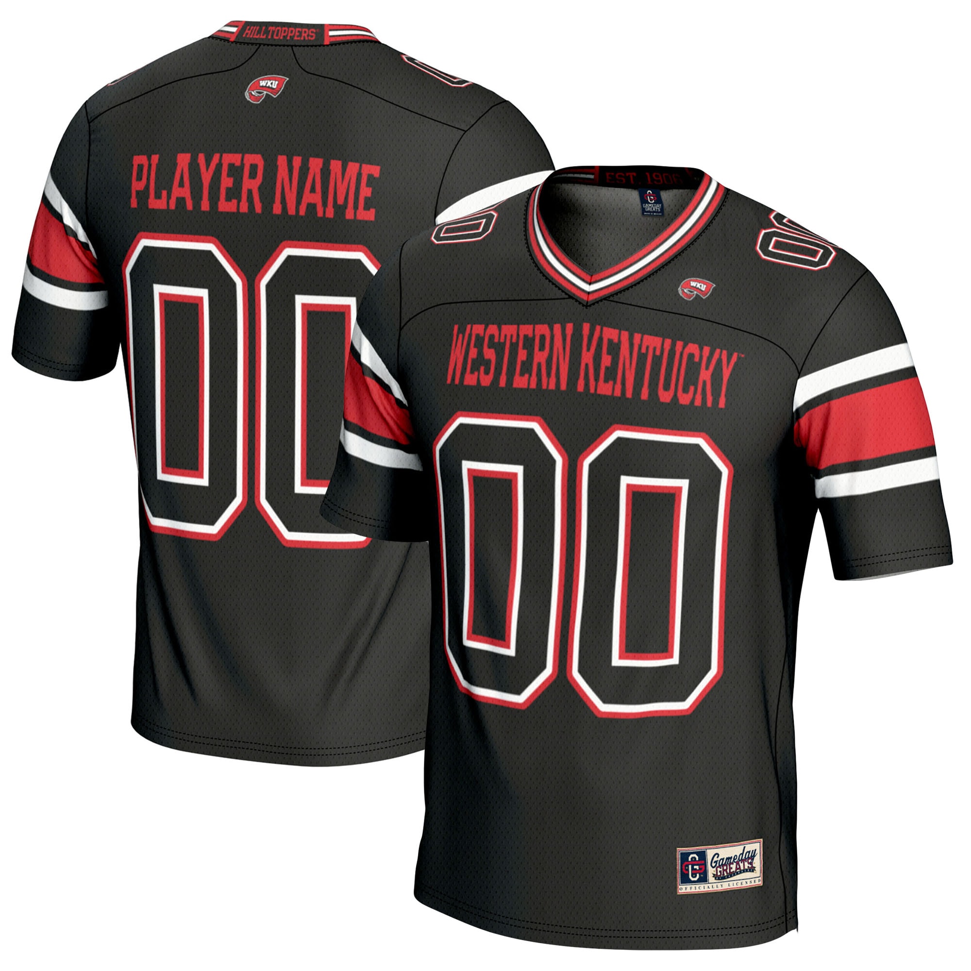Women's Western Kentucky Hilltoppers Black Player Jersey