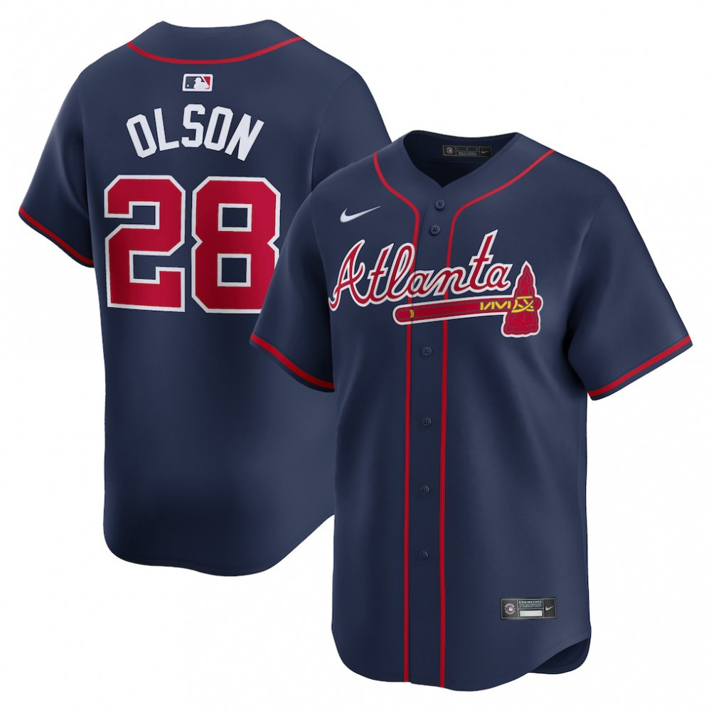 Women's Atlanta Braves Navy Limited Jersey