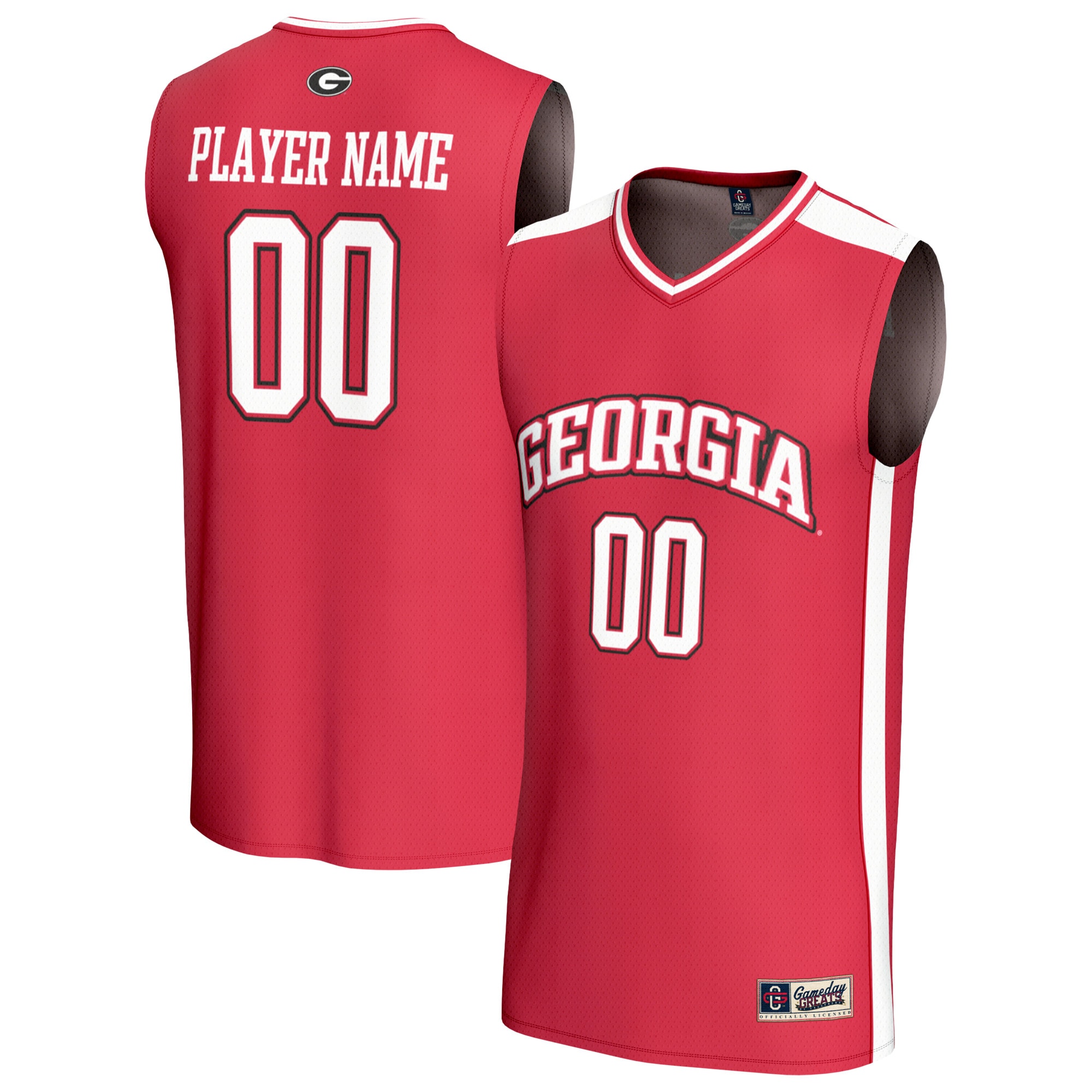 Men's Georgia Bulldogs Red Player Jersey
