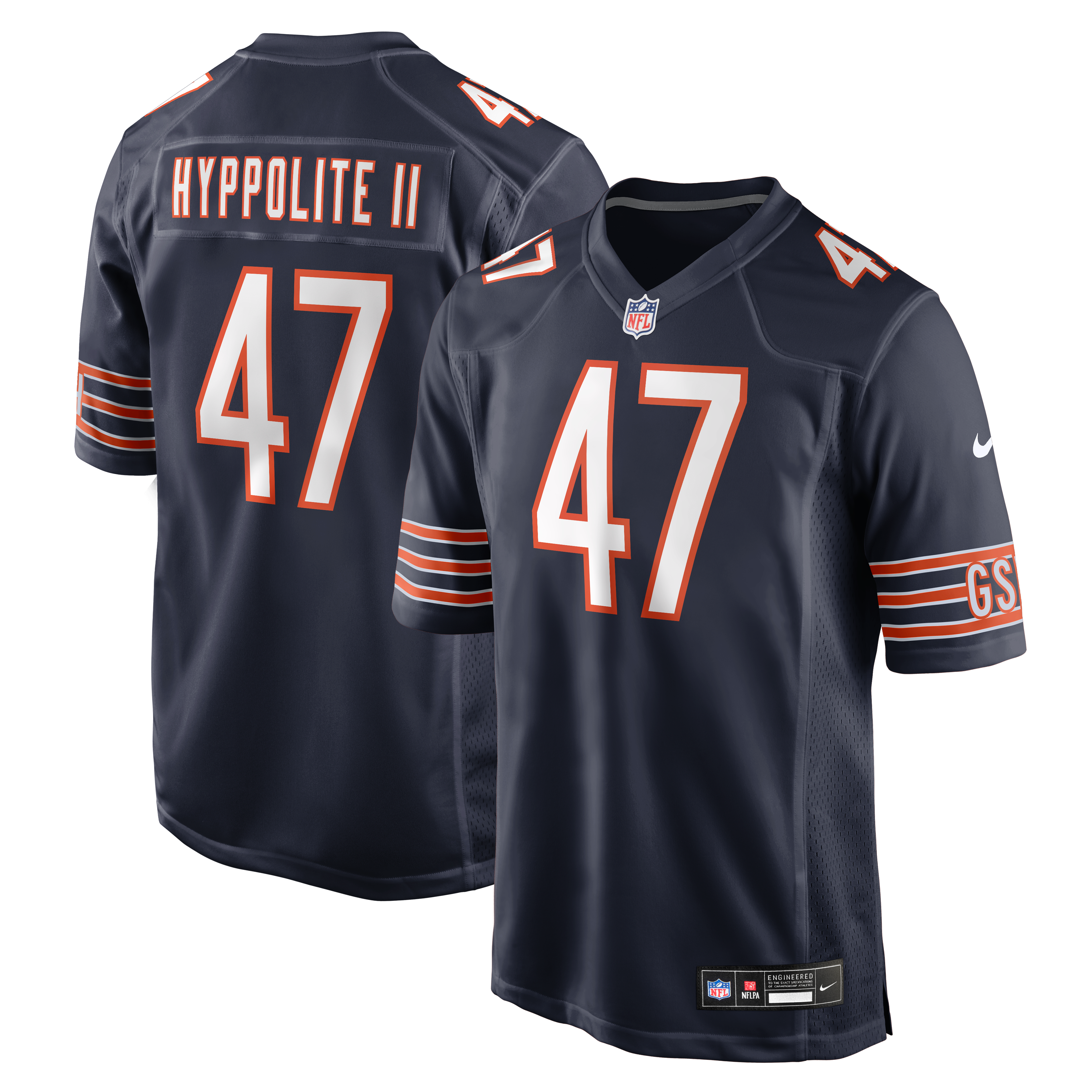 Women's Chicago Bears Navy Game Jersey