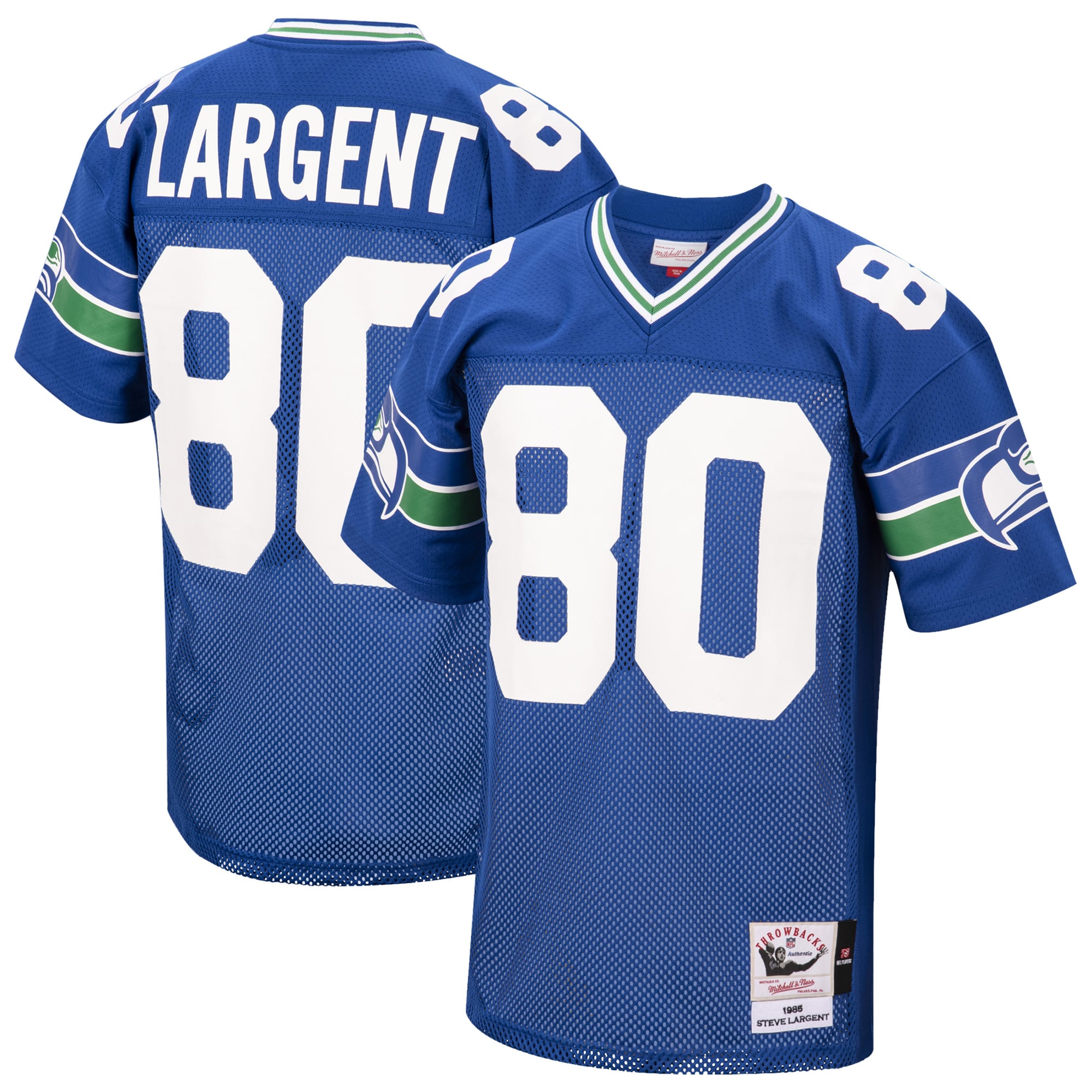 Women's Seattle Seahawks Royal Throwback Player Jersey