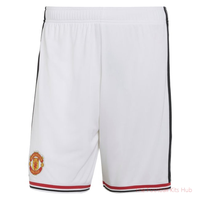 Women's Man Utd 2026/27 White Home Shorts