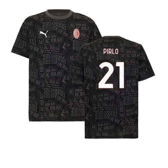 Women's AC Milan 2025/26 Black Tee