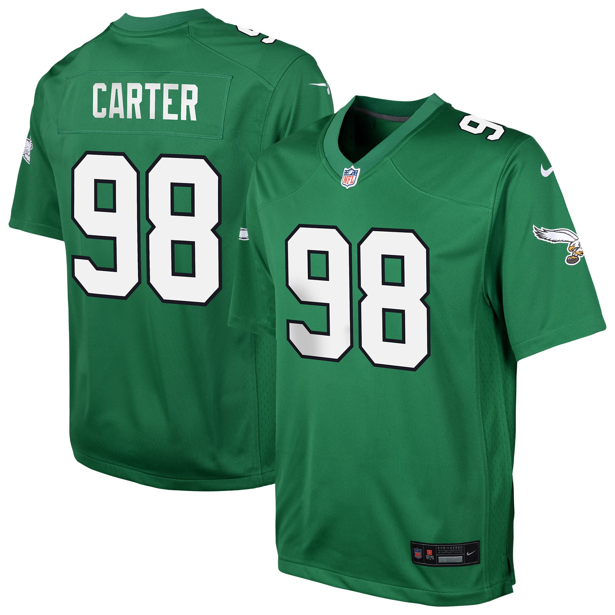 Kids' Philadelphia Eagles Kelly Game Jersey