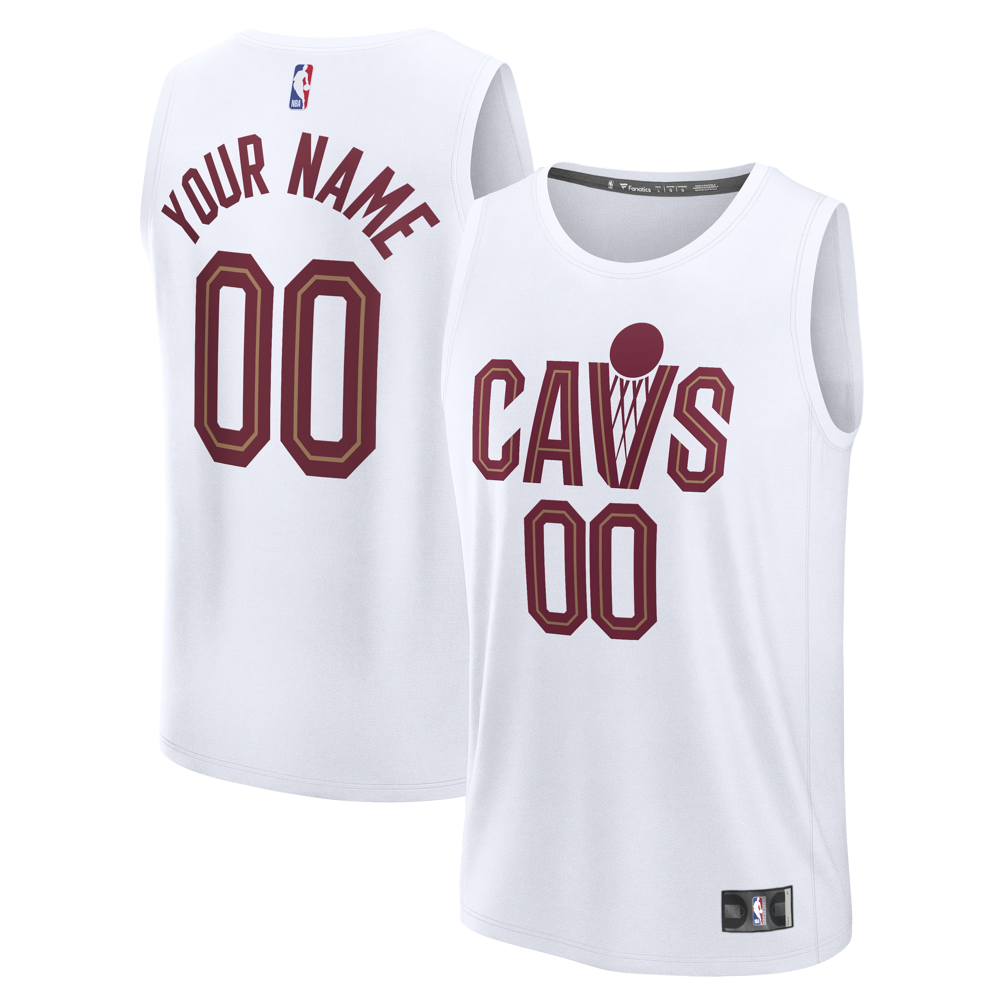 Men's Cleveland Cavaliers White Jersey