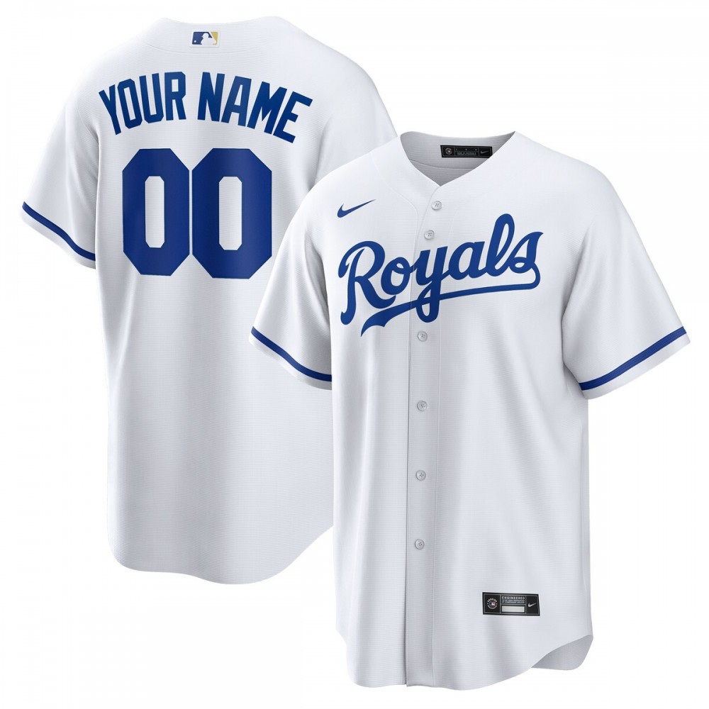 Men's Kansas City Royals White City Replica Jersey