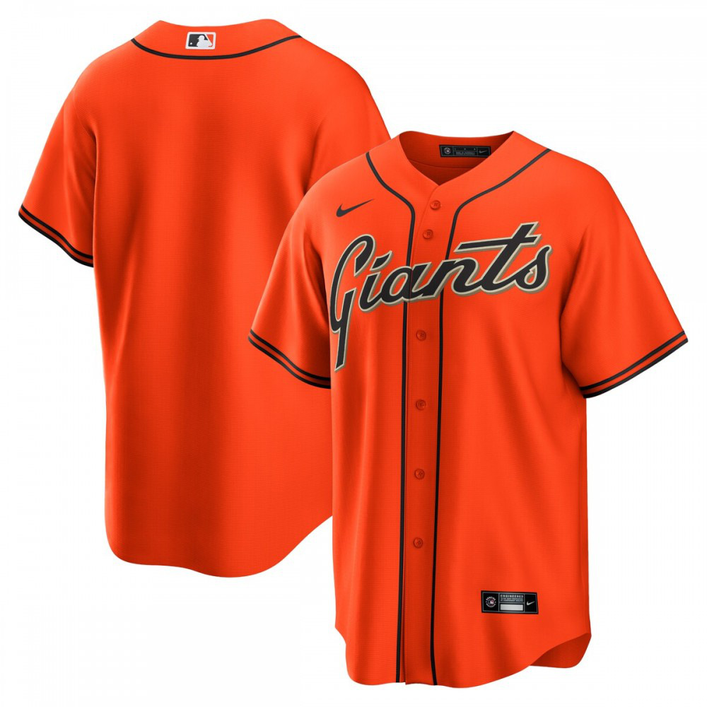 Men's San Francisco Giants Orange Replica Jersey