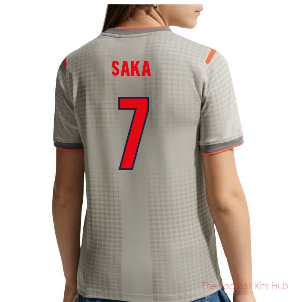 Kids' England 2026/27 Grey Jersey