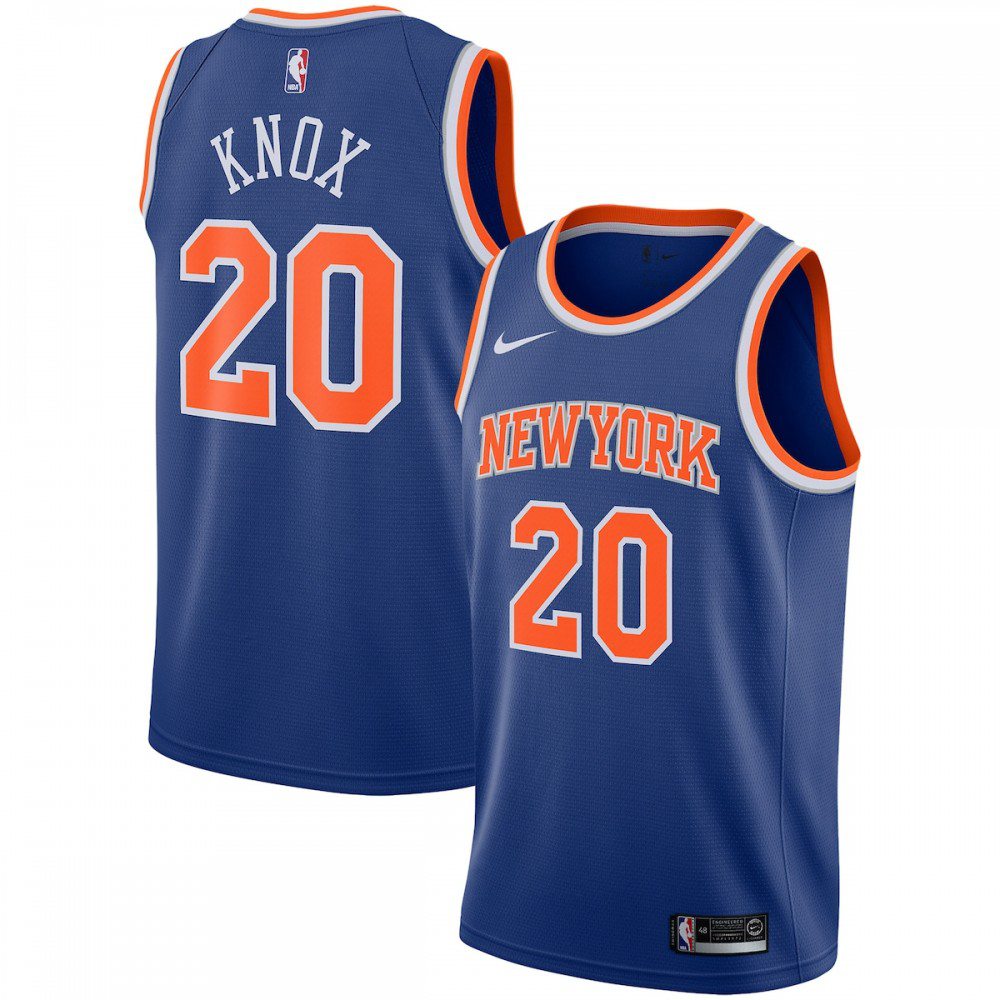Men's New York Knicks Blue Swingman Jersey