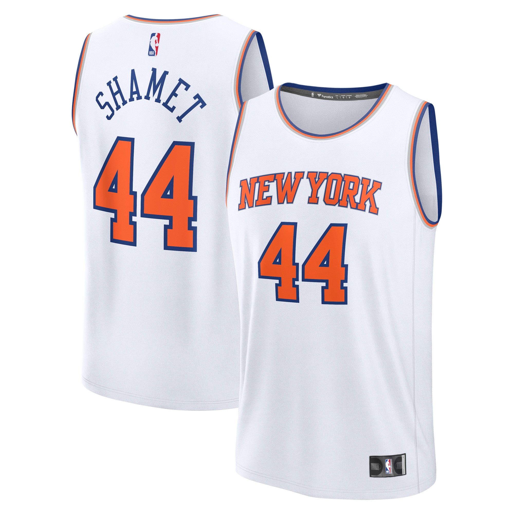 Kids' New York Knicks White Player Jersey