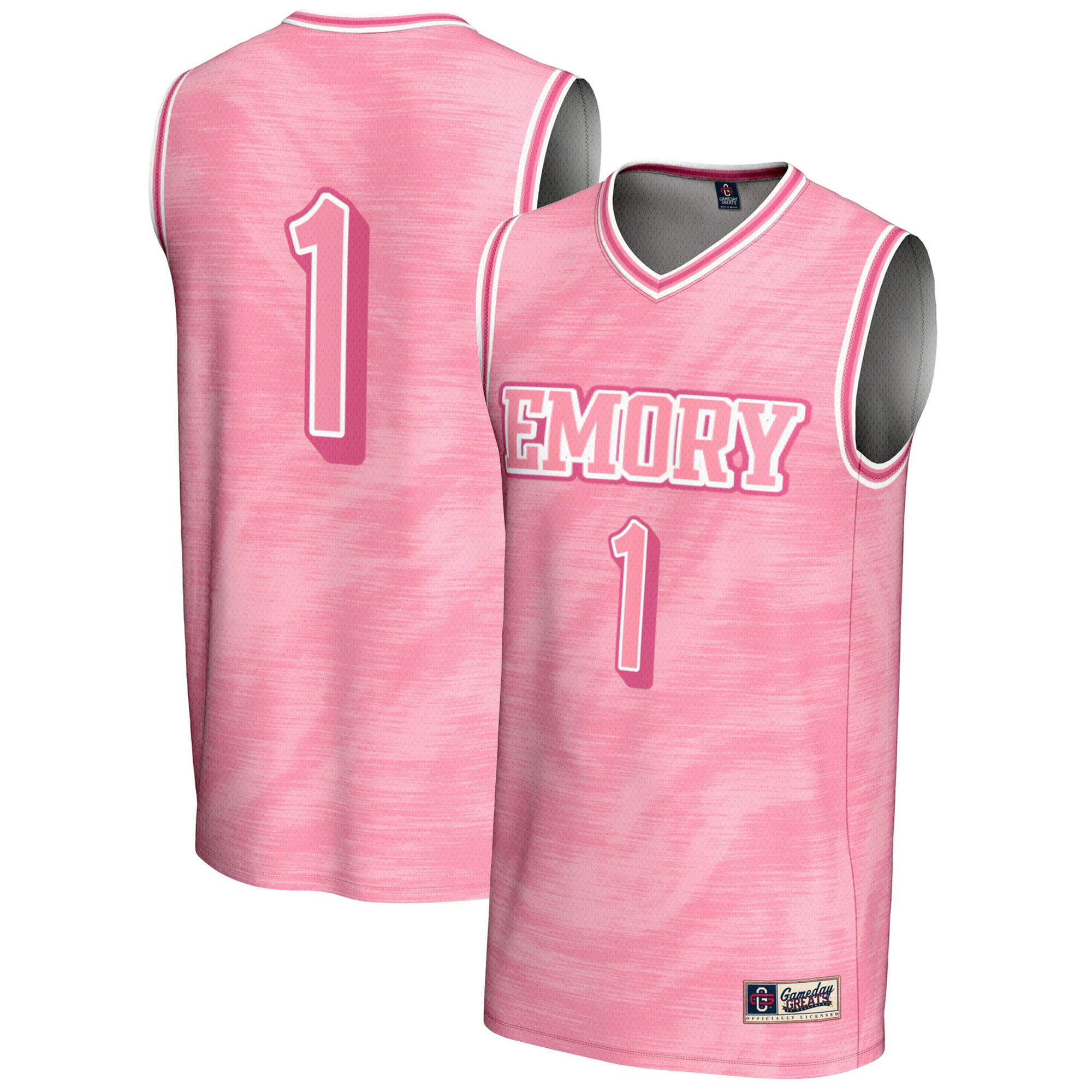 Kids' Emory Eagles Pink Jersey