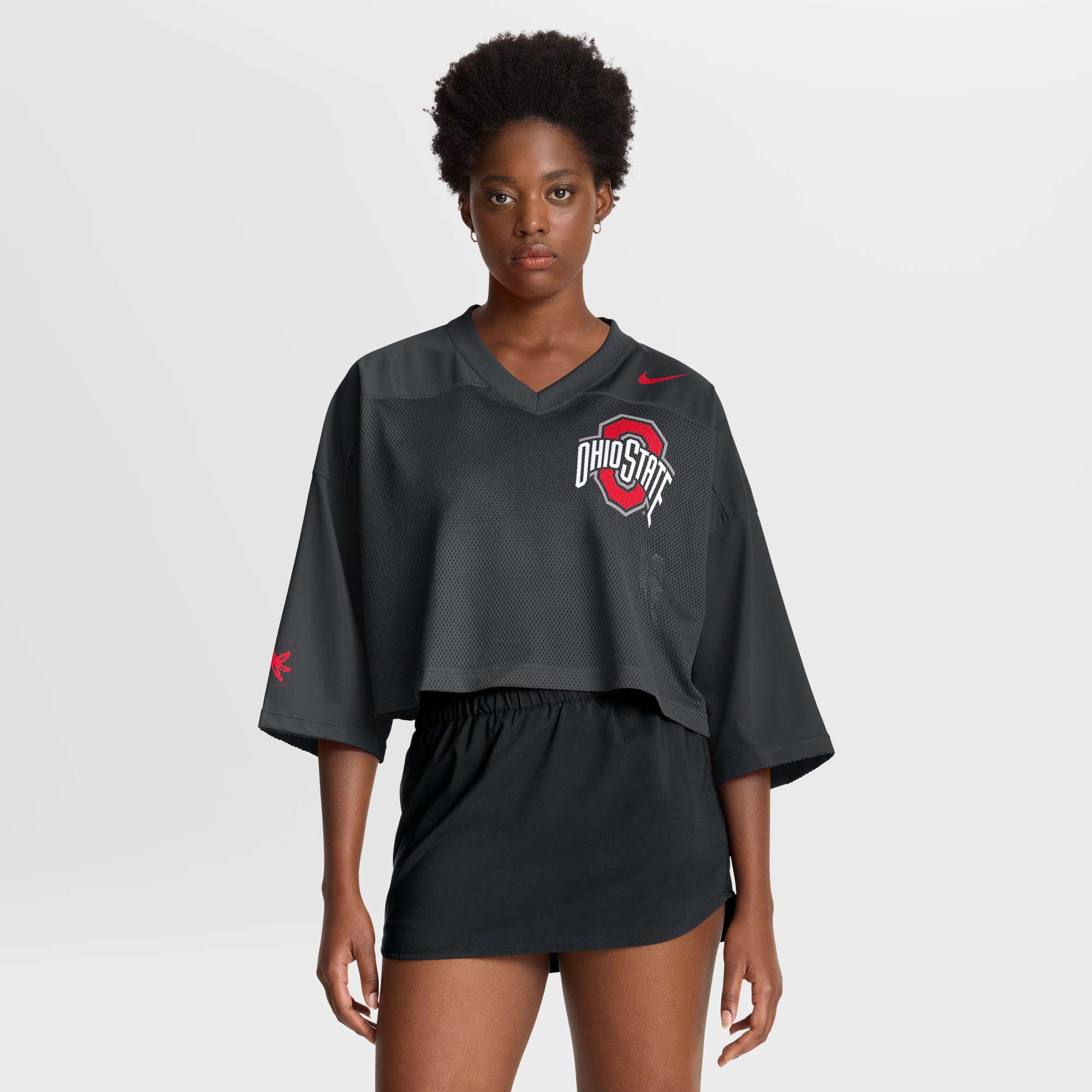 Women's Ohio State Buckeyes Black Fashion Jersey